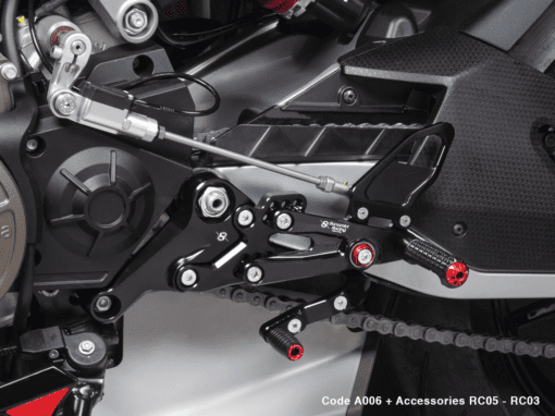Bonamici Racing Aluminium Rearsets Aprilia RS 660 2020/> - Image 2