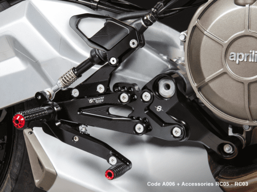 Bonamici Racing Aluminium Rearsets Aprilia RS 660 2020/> - Image 3