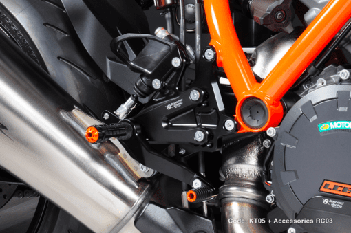 Bonamici Racing Aluminium Rearsets KTM 1290 Superduke R.  2021 > - Image 2
