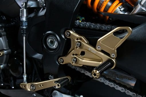 Bonamici Racing Aluminium Rearsets Triumph Speed Triple 1200 RR 2022/> - Image 4