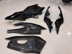 Bienvenu Motorsports R1 2015-2023 Swingarm Cover and other parts